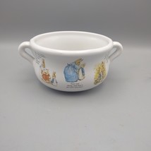 Beatrix Potter 1999 Peter Rabbit two handled soup bowl Teleflora - $13.86 CAD