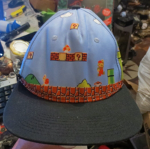 Nintendo Mario NES Video Game all over around print scene Snapback Cap Hat - $23.21