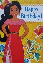 Disney Princess Elena Avalor  Greeting Card Birthday &quot;Happy Birthday!&quot;  - $3.89