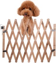 Pet Gate, Expandable Pet Barrier For Puppy Adjustable Dog Gate Safety Fe... - $33.99