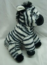 Fiesta Cute Soft Zebra 9&quot; Plush Stuffed Animal Toy - £15.57 GBP