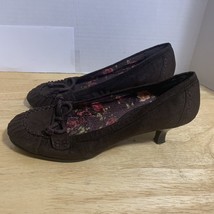 MIA Amore Drew Brown Pumps shoes Memory Foam Heels Size 9M - $163.28 MXN