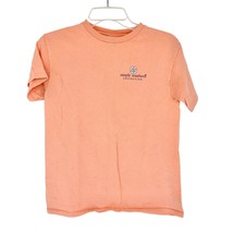 Simply Southern Tshirt Youth M Peach SS Crew Neck Hunting Hair NEW w Defect - £7.12 GBP