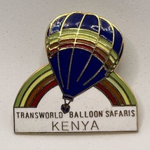 Kenya Transworld Balloon Safaris Corporation Company Advertisement Lapel... - £4.67 GBP