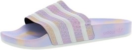 adidas Originals Womens Adilette Comfort Slides,Purple Tint/Cloud White/Clear,10 - $54.91