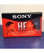 Sony Blank audio Cassette tape vtg HF high fidelity factory sealed nib 9... - $7.87