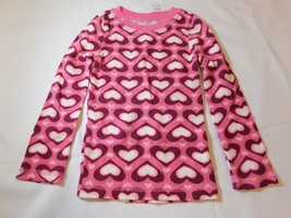 The Children&#39;s Place Girl&#39;s Long Sleeve Waffle Shirt Pink Hearts Size XS... - £9.57 GBP