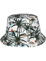 Tropical Print Bucket Hat, Black One Size, Unisex, Beach, Sun, Fishing, ... - $15.84