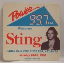Sting / The Police - Original Concert Cloth Tour Backstage Pass ***Last One*** - £7.83 GBP