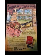 VTG Linen Postcard #11 More Ammunition Oren Arnold True Stories Wild West - $16.73 CAD