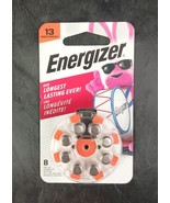 Energizer 8-Pack Size 13 AZ13DP, Made in USA Hearing Aid Batteries Free ... - $6.99