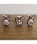 Limoges Style Reproduction Miniature Jugs For Display Doll House Romeo &amp;... - $8.81