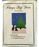 Distinctive Designs Flags by You Pattern Evergreen Tree Rabbit Stars Winter - $15.75