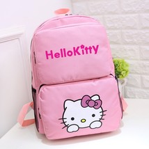 Sanrio Bag Cartoon Hello Kitty Shoulder Bags Trendy School Bags For Teenage Girl - £27.14 GBP