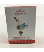 Hallmark Seven Swans A-Swimming Ornament #7 Series 12 Days Of Christmas ... - £116.77 GBP