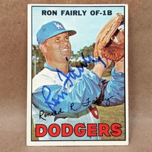 1967 Topps #94 Ron Fairly SIGNED Los Angeles Dodgers Autographed Card - £10.18 GBP