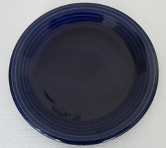 Cobalt Blue Ceramic Collectible Side Salad Plate 8&#39;&#39; Looks like Fiesta, Has Init - £10.95 GBP