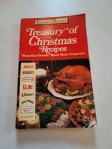 Vintage Treasury of Christmas Recipes Favorite Brand Name Companies  Cookbook - £11.99 GBP