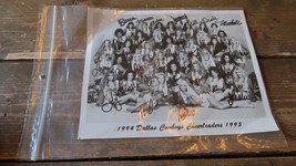1994-95 Cowboys Cheerleaders 100% Authentic Autographed 16&quot;x8&quot; Photo - £79.12 GBP