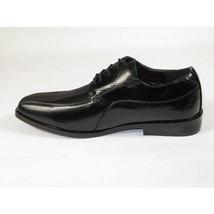 Mens AFTER MIDNIGHT Formal Stage Prom Award Tux shoes Satin 2 Tone 7925 Black image 5