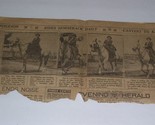 Aimee Semple McPherson Newspaper Clipping Vintage 1926 Horseback Riding - £15.81 GBP