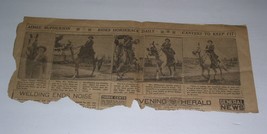 Aimee Semple McPherson Newspaper Clipping Vintage 1926 Horseback Riding - $19.99