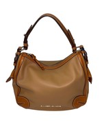 Dooney Bourke Hobo Shoulder Bag City Side Pocket Smooth Leather Desert B... - £258.72 GBP