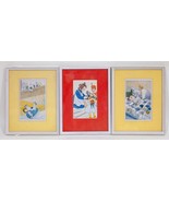 Lot of 3 Framed Raggedy Ann Prints by Johnny Gruelle Gorgeous! - £198.32 GBP