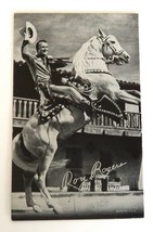 Vintage 1940s promotional exhibit penny arcade card Roy Rogers on rearing horse - £11.98 GBP