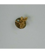 Angel With Wings Spread Gold Tone Enamel Religious Lapel Pin - $8.83 CAD
