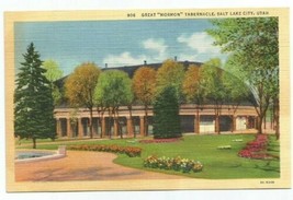 GREAT &quot;MORMON&quot; TABERNACLE, SALT LAKE CITY, UTAH Postcard-CT ART-COLORTON... - £3.95 GBP