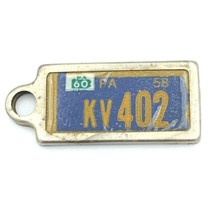 DAV 1960 PENNSYLVANIA PA keychain license plate tag Disabled American Ve... - £7.84 GBP