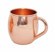Pure  Copper Plain  Moscow Mule Beer Mug Cup, Barware, Best for Parties, 500 ML - £10.85 GBP
