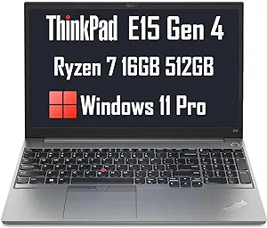 Lenovo Thinkpad E15 Gen 4 Business Laptop (15.6&quot; Fhd Anti-Glare, Amd Ryz... - £1,158.30 GBP