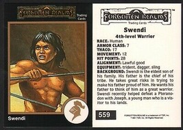 1991 TSR AD&amp;D Gold Border RPG Fantasy Art Card #559 Dungeons &amp; Dragons ~ Warrior - $6.92