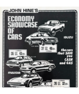 1981 John Hine Car Dealership Advertisement Vintage San Diego Mazda Isuz... - $24.99