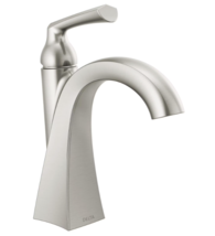 Delta 15899LF-SP Pierce Single Handle Centerset Faucet - Brushed Nickel - £55.71 GBP