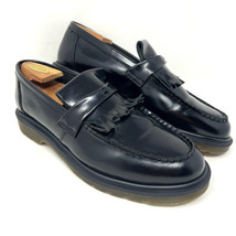 Dr Doc Martens Men’s Adrian Tassel Loafers Sz 11 Black Leather Polished GUC - £66.91 GBP