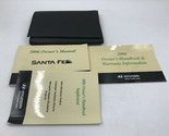 2006 Hyundai Santa FE Owners Manual Set with Case OEM I01B47005 - $19.79
