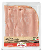 Veroni Pre-Sliced Italian Mortadella 4 oz (PACKS OF 10) - £51.27 GBP