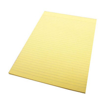 Quill A4 Bond Ruled 70-Leaf Office Pads 70gsm 10pk - Yellow - £56.33 GBP