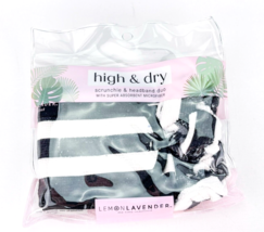 Lemon Lavender High Dry Scrunchie Headband Duo Super Absorbent Microfibe... - $7.95