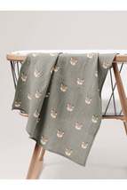 Forest Deer Organic Crinkle Square Muslin Cover 100 x 100 cm - £39.54 GBP