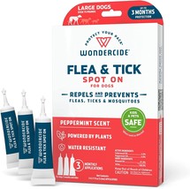 Wondercide Flea And Tick Spot On For Dogs-Large-Peppermint - £20.46 GBP