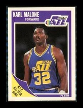 Vintage 1988-89 Fleer All Star Mvp Basketball Card #155 Karl Malone Utah Jazz - £3.94 GBP
