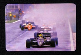 Ayrton Senna ~ Lotus 97T ✱ Ultra Rare Vintage F1 Formula 1 Pocket Calendar 1987 - £58.24 GBP