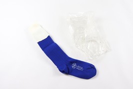 NOS Vintage 80s Youth Size 8-11 Nylon Tall Athletic Soccer Socks Royal B... - $14.80