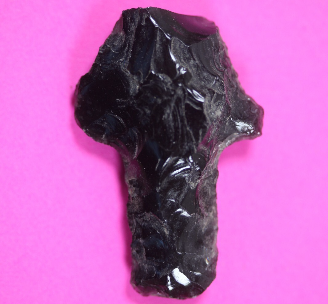 Authentic Pre Columbian Artifact Aztec Arrowhead Battle of Mexico City C... - $29.99