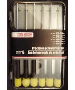 PRECISiON SCREWDRIVER SET 6 piece KIT 3 slotted + 3 Phillips Small Sizes... - $3.95