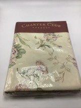 Charter Club Casuals Tablecloth Oblong 60x84 Heather Garden Floral NEW V... - $42.13